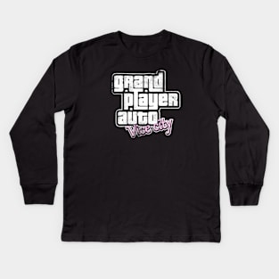 grand player auto Kids Long Sleeve T-Shirt